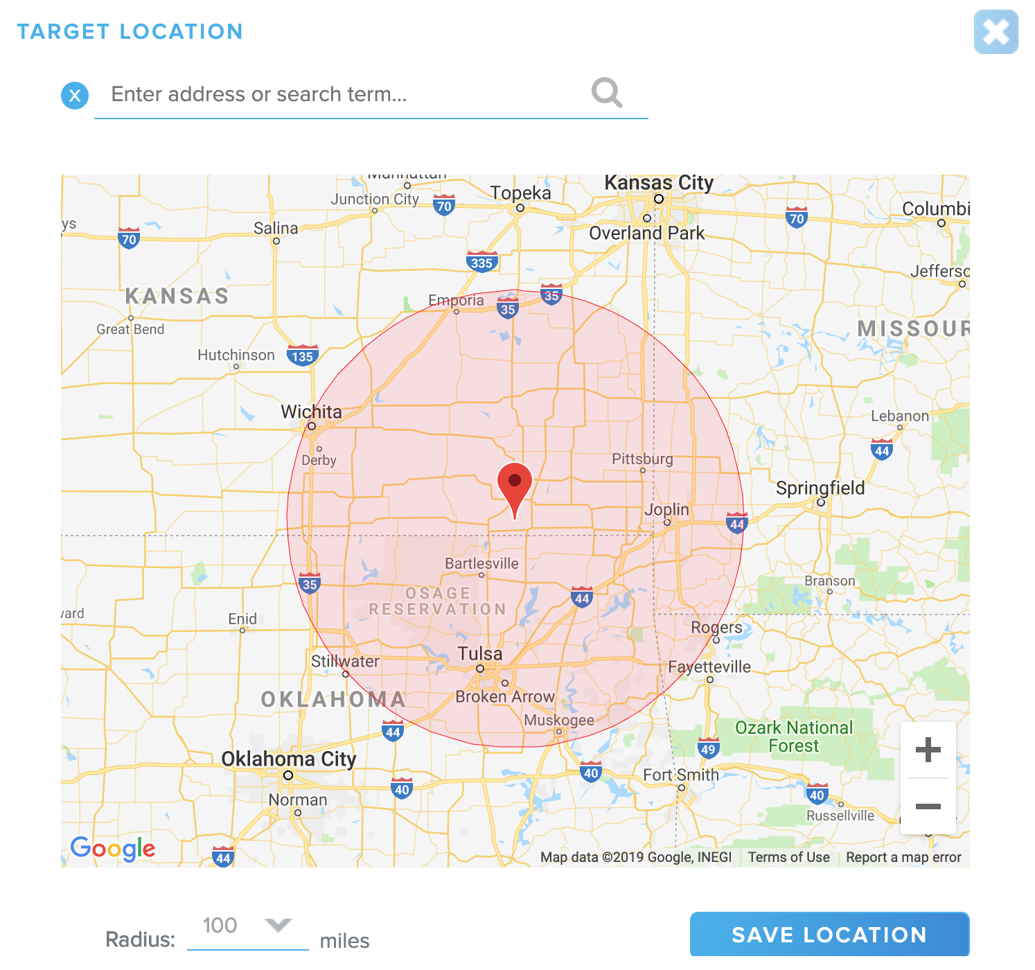 How to use Target Location in Media Channel – Ozolio Help Center